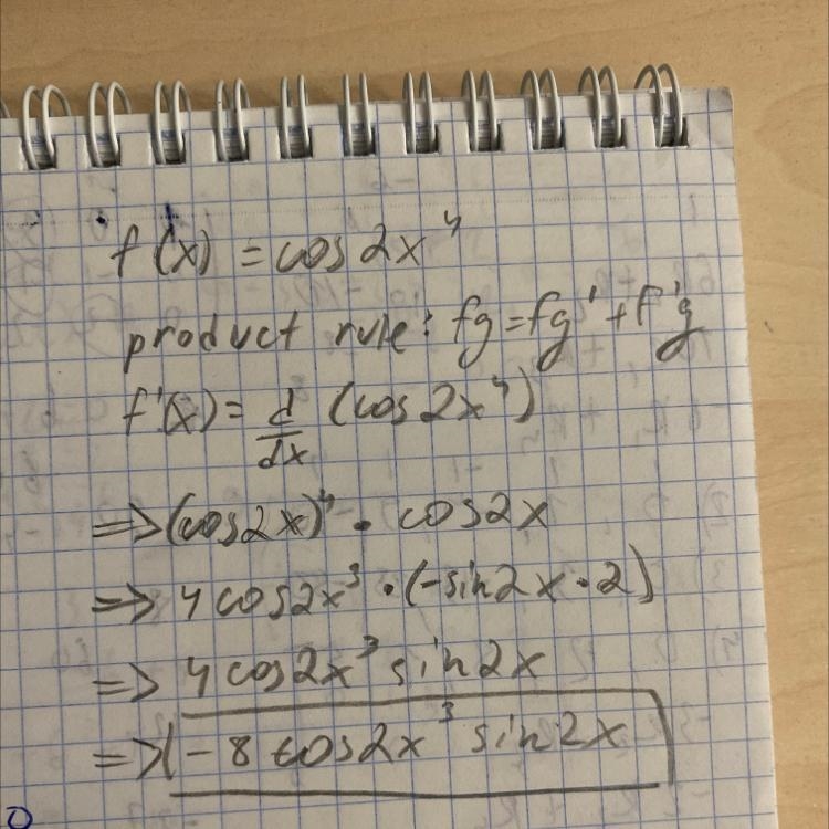 Differentiate each function with respect to x. Show steps-example-1