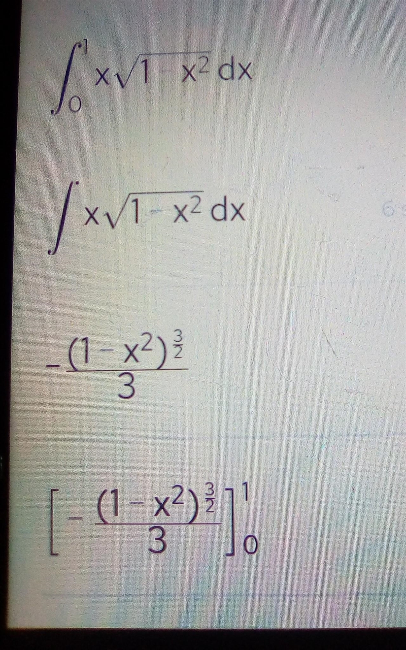 Please help:) You can use substitution by indefinite integrals-example-1