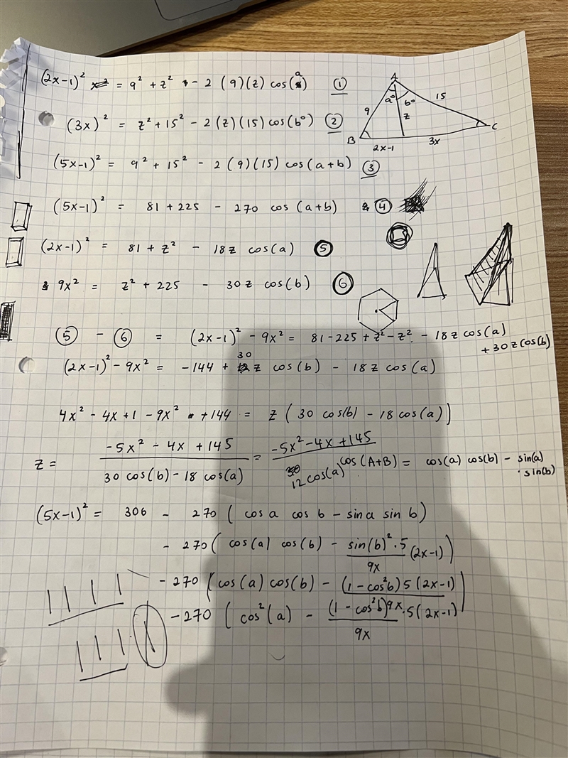 100 POINTS! PLEASE HELP! 1. What is the value of x? Enter your answer in the box. x-example-1