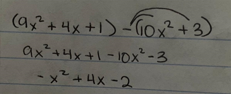 Adding and subtracting polynomials-example-1