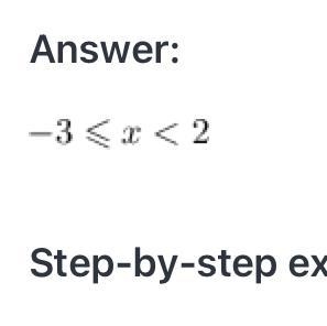 What is the inequality shown-example-1