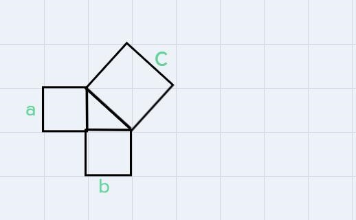 Beyunka is creating a diagram to prove that a certain triangle is a right triangle-example-1