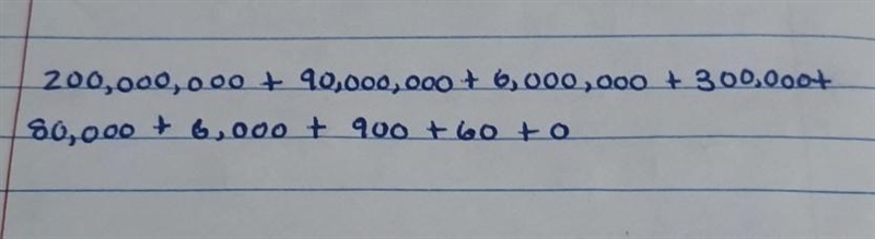 Choose the expanded form of this number. 296,386,960-example-1