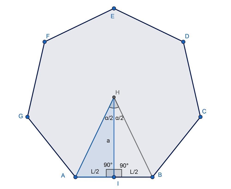 A regular heptagon with 7 sides is inscribed in a circle with radius 9 millimeters-example-1