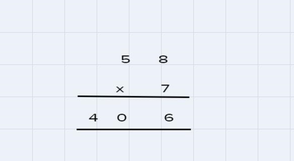 How do you multiply a number such as 7 with a decimal such as 0.58 without using a-example-1