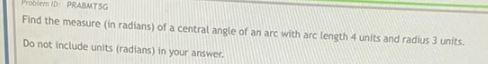 How would I find the measure of the central angle ? What should I start with ?-example-1