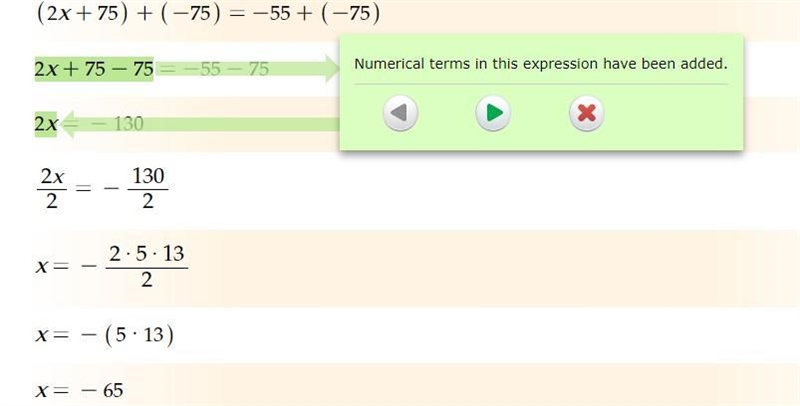 2/5x + 15=-11 (2 over 5x it’s a fraction plus 15 equals -11)-example-2