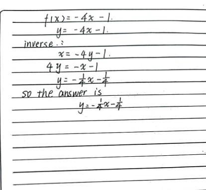 Find the inverse of the linear function-example-1