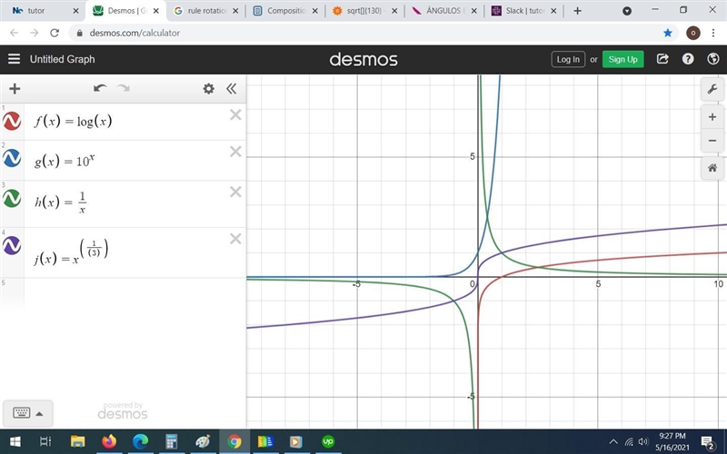 Which of the following functions has a Horizontal asymptote But no vertical asymptote-example-1