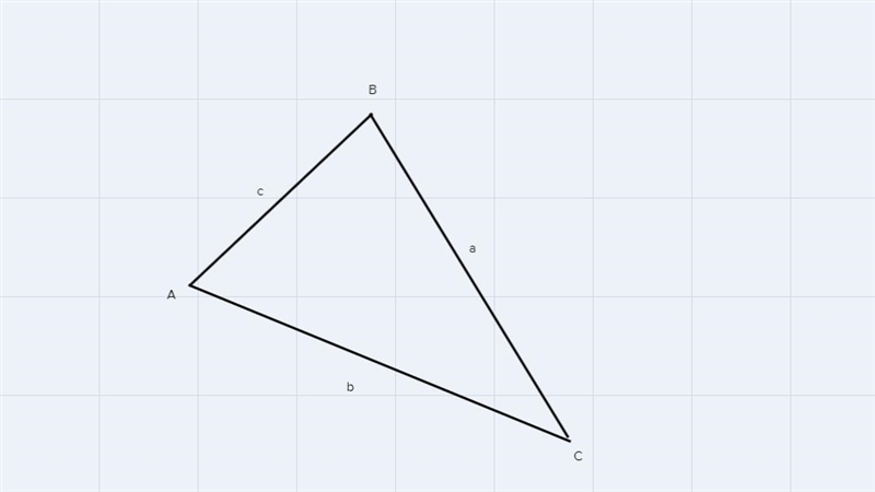 Find the measure of angle A using the Law of Cosines. Picture is not drawn to scale-example-1