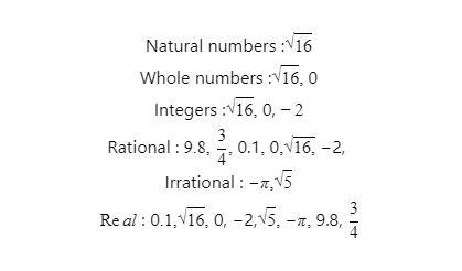 List all numbers from the given set that area. natural numbersb. whole numbersd. rational-example-1