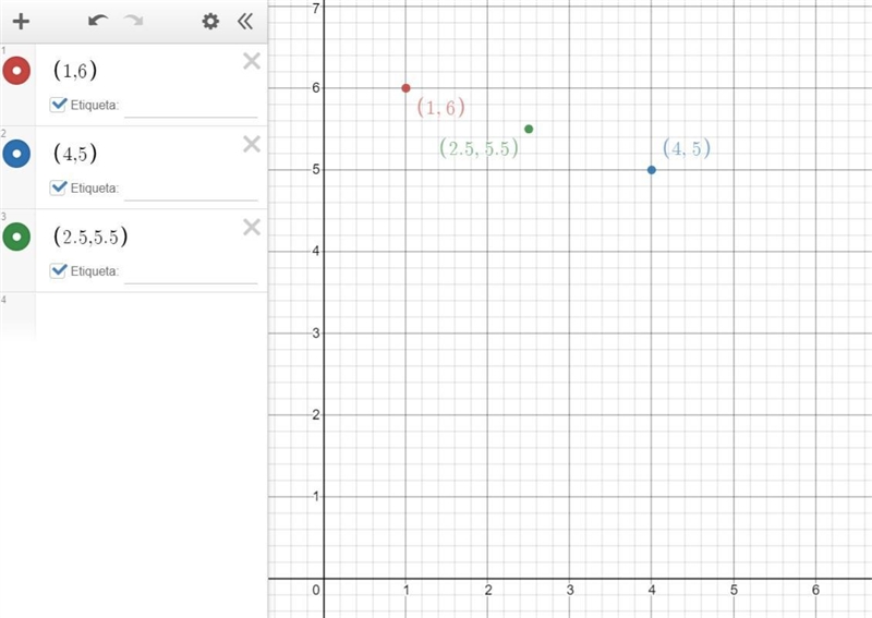 Find the image of (4, 5) under S0.5 withcenter at (1, 6)-example-1