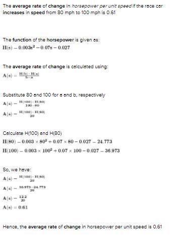 The horsepower, H (s), required for a racecar to overcome wind resistance is given-example-1