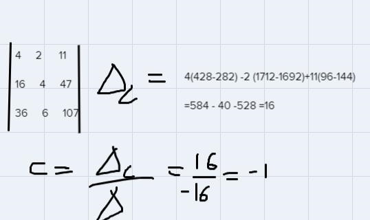 Write a function to describe the quadratic relationship given in the table.-example-4