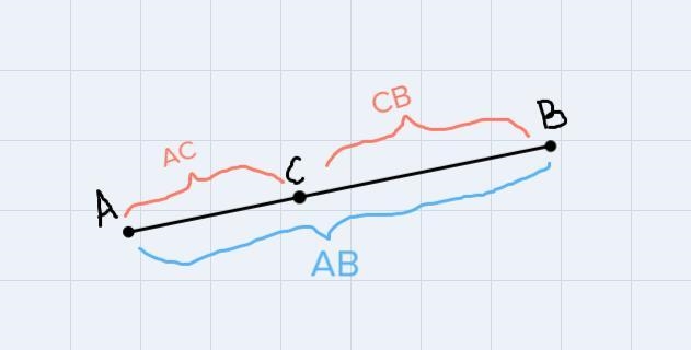 If point C is between points A and B, then AC+CB-example-1