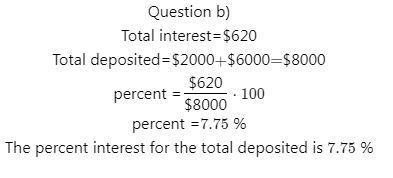 Last year. Kareem deposited into an account that paid 4% interest per year and $6000 into-example-2