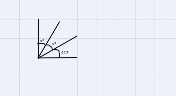 a right angle is divided into 3 angles. If one angle is equal to 40 degrees and the-example-1