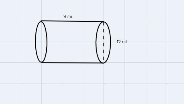 Find the surface area. Leave your answers in terms of T.9 mi-example-1