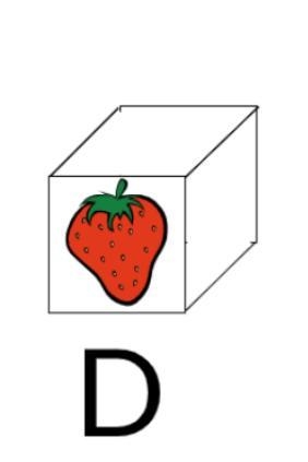 When a cube is formed using the figure below, which of the following shapes will it-example-3