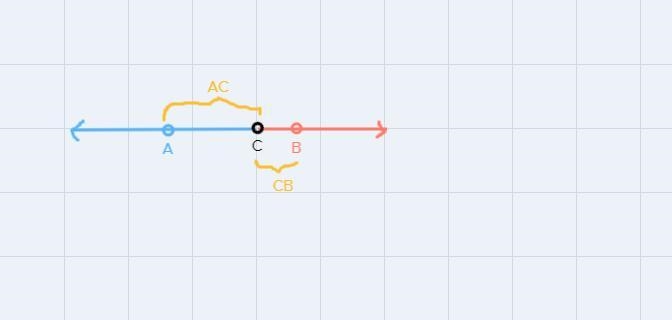 Using the line AB, name two line segments.ACBA,BoAB, CAC, CBCB,B-example-1