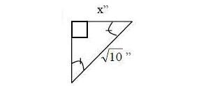 Use the properties of 30-60-90 and 45-45-90 triangles to solve for x in each of the-example-1