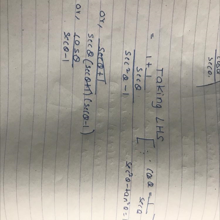 Cos(theta)+1 / tan^2(theta) = cos(theta) / sec(theta) - 1-example-1