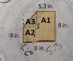 Find the area of each figure. Round to the nearest 10th if necessary.-example-1