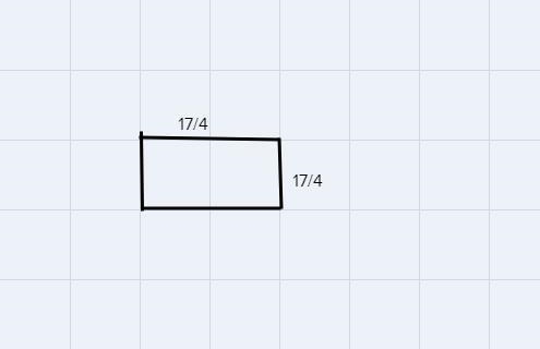 Hello me and my grandma really need this answer : Natasha's rectangle 4 1/4 units-example-1