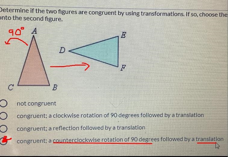 And not congruent or is it congruent i’m really confused-example-1