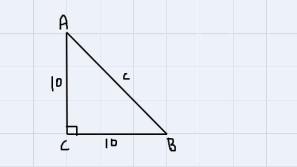 Solve the unknown side using the Pythagorean theorem. Make sure you don’t answer any-example-1