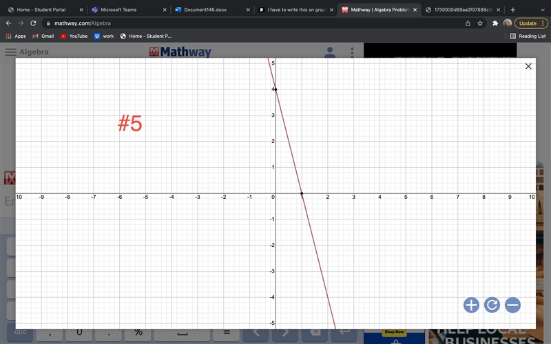 I have to write this on graph paper please help this is due tomorrow-example-5