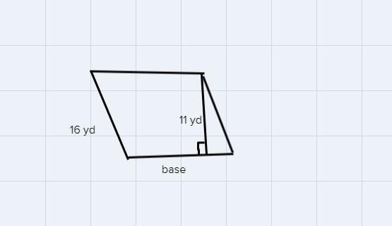 The area is 220 square yd.The missing length is __ yd.-example-1