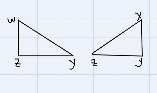 In the figure shown, WY – XZ,WZLZY and WZIZY.Prove AWZY - AXYZ.-example-1