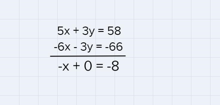 Write a system of equations to describe the situation below, solve using any method-example-1