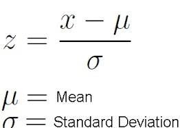 A data set has a mean of x = 75 and a standard deviation of 11.4. Find the z-score-example-1