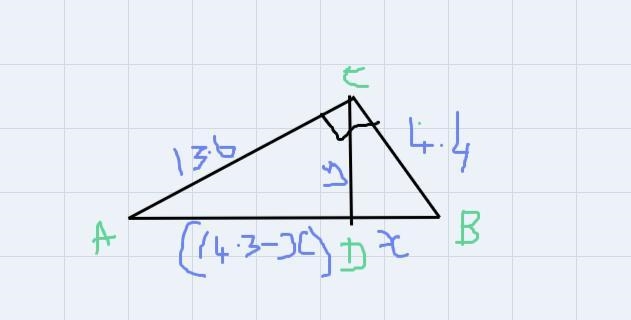 Solar panels installed in a backyard have a cross section that is a right triangle-example-1