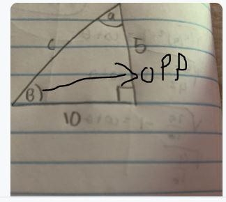 Find the measure of B and a and round each measure to the nearest degree-example-1