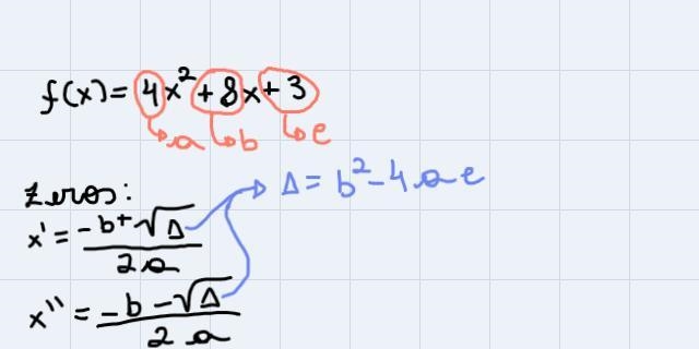 What are all the zeros of the function f(x) = 4x^2 +8x +3?-example-1