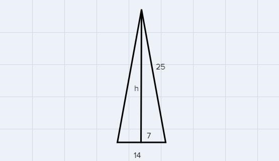 Given: The base of the pyramid is a regular octagon.2514Find the lateral area of the-example-1