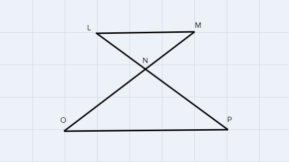 In the image below ⎯⎯⎯⎯⎯⎯⎯⎯⎯⎯∥⎯⎯⎯⎯⎯⎯⎯⎯⎯LM¯∥OP¯. Given the lines are parallel, ∠≅∠∠LMN-example-1