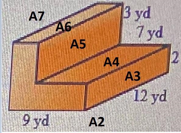 Find the surface area and the volume of the figure shown. Note that the figure may-example-2