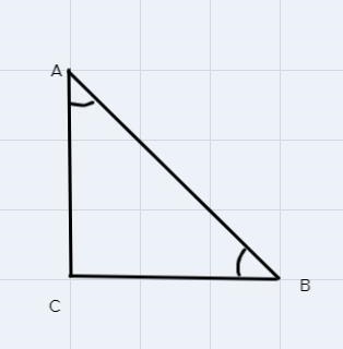 In right AABC with the right angle at C, sin A = 7x – 2 and cos B = 5x + 6. Determine-example-1