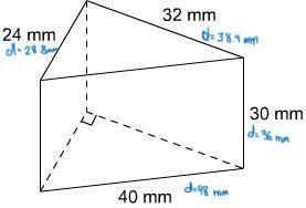 his figure is the pre-image of a prism that has undergone a dilation with a scale-example-1