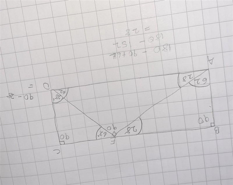 Angle CED = 62 degrees-example-1