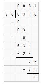 6,318÷78 in long division-example-1