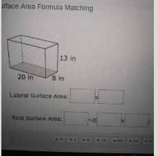 how can you find a lateral surface area and a total surface area?The numbers below-example-1