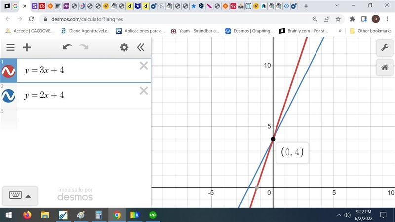 Enter values for alien base of the system of equation shown has one solution-example-1