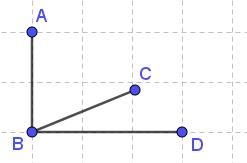 < ABC and , CBD ate complementary and adjacent. Can you show me how to draw it-example-1