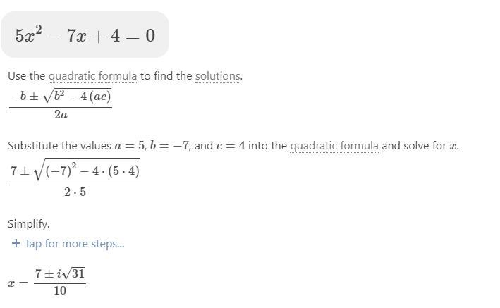 5x²-7x+4 FACTORISATION??​-example-1