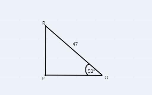 Activating Schema: Draw the figure described below. Then solve for length PR. Right-example-1